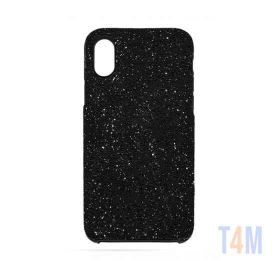 CAPA PREMIUM BLING SPARKLING PARA IPHONE XS MAX PRETO